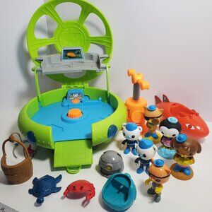 Octonauts Launch Shark Figures Captain Barnacles Kwazii Lot Tested Works READ